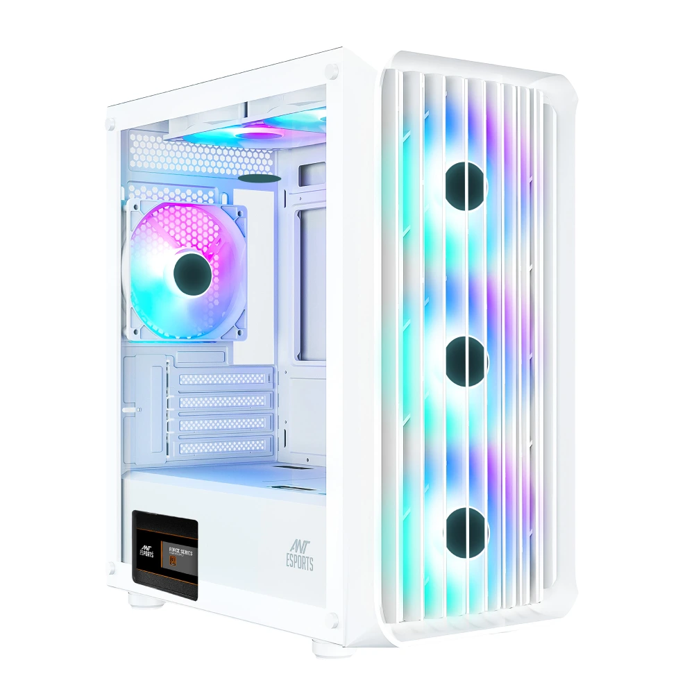 Ant Esports Gaming Cabinet 205 Mini 6F White view 7